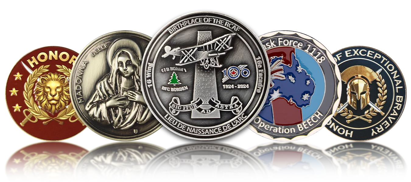 Solid Brass Challenge Coins